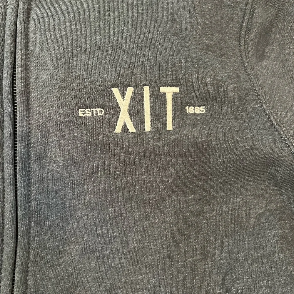Carhartt dark gray zip hoodie - Picture 3 of 4